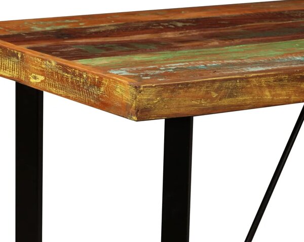 Barski Stol od Masivnog Obnovljenog Drva 120x60x107 cm - Smeđa 120 x 60 x 107 cm 1 Smeđa