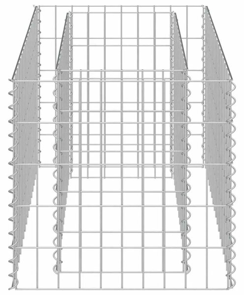 Gabionska sadilica od pocinčanog čelika 90 x 50 x 50 cm - 90 x 50 x 50 cm 1 90 x 50 x 50 cm