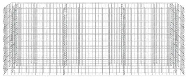 Gabionska sadilica od pocinčanog čelika 270 x 50 x 100 cm - 270 x 50 x 100 cm 1 270 x 50 x 100 cm