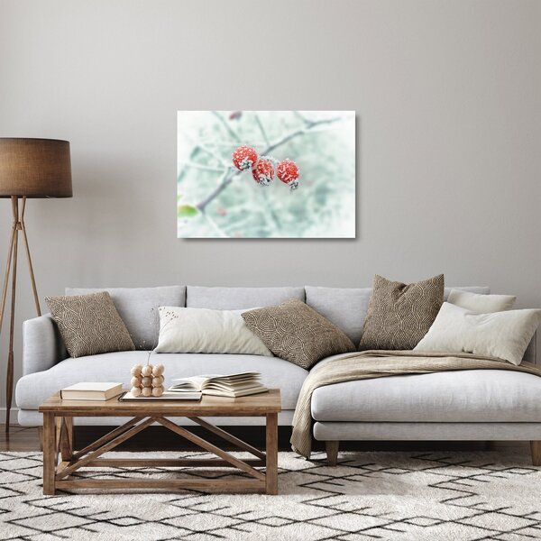 Staklena slika smrznutih šipaka (70x50 cm)