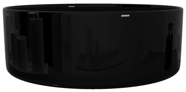 Keramički okrugli Lavabo - Umivaonik 40 x 15 cm crni - Crna Crna