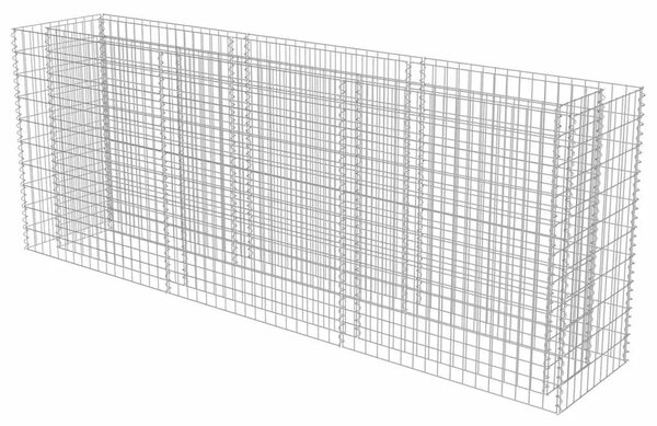 Gabionska sadilica od pocinčanog čelika 270 x 50 x 100 cm - 270 x 50 x 100 cm 1 270 x 50 x 100 cm