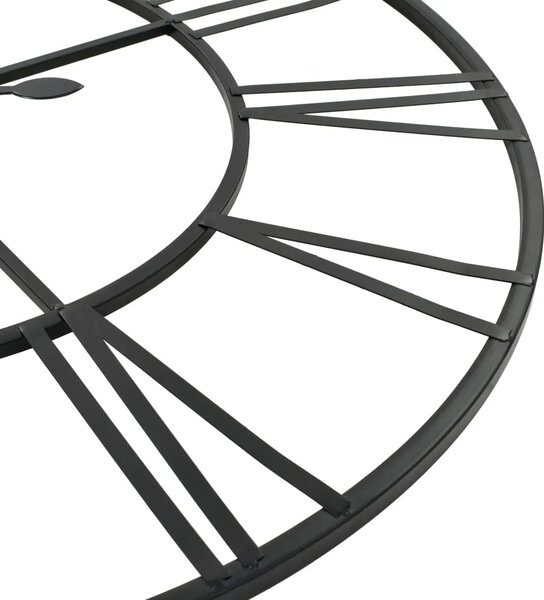 Starinski zidni sat s kvarcnim mehanizmom metalni 80 cm XXL