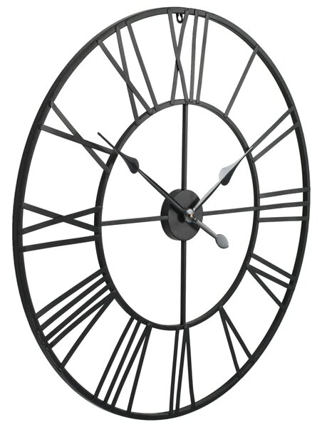 Starinski zidni sat s kvarcnim mehanizmom metalni 80 cm XXL