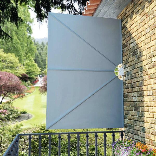 Sklopiva bočna tenda siva 240 x 160 cm - Siva 240 x 160 cm Siva 240 x 160 cm
