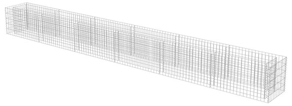 Gabionska sadilica od pocinčanog čelika 540 x 50 x 50 cm - 540 x 50 x 50 cm 1 540 x 50 x 50 cm