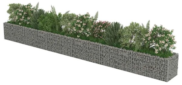 Gabionska sadilica od pocinčanog čelika 540 x 50 x 50 cm - 540 x 50 x 50 cm 1 540 x 50 x 50 cm