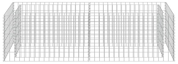 Gabionska sadilica od pocinčanog čelika 180 x 50 x 50 cm - 180 x 50 x 50 cm 1 180 x 50 x 50 cm
