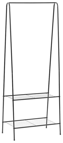 Stalak za odjeću 59 x 35 x 150 cm crni - Crna 1 1 Crna