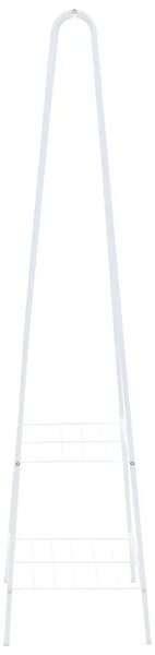 Stalak za odjeću 59 x 35 x 150 cm bijeli - Bijela 1 1 Bijela