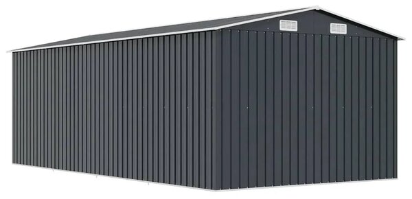 Vrtna kućica - Vrtno spremište 257 x 489 x 181 cm metalno antracit - Antracit 257 x 489 x 181 cm 1 Antracit