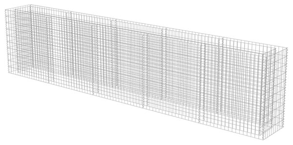Gabionska sadilica od pocinčanog čelika 450 x 50 x 100 cm - 450 x 50 x 100 cm 1 450 x 50 x 100 cm