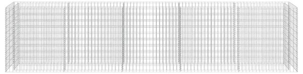 Gabionska sadilica od pocinčanog čelika 450 x 50 x 100 cm - 450 x 50 x 100 cm 1 450 x 50 x 100 cm