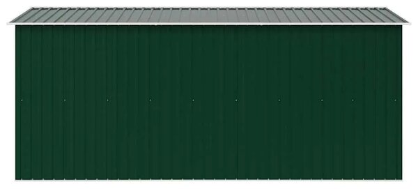 Vrtna kućica - Vrtno spremište 257 x 392 x 181 cm metalno zeleno - Zelena 257 x 392 x 181 cm 1 Zelena