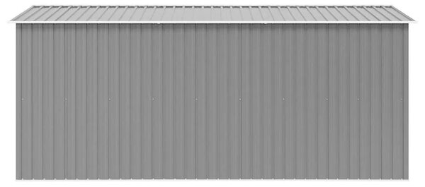 Vrtna kućica - Vrtno spremište 257 x 392 x 181 cm metalno sivo - Siva 257 x 392 x 181 cm 1 Siva