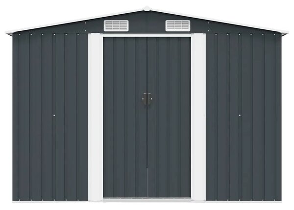 Vrtna kućica - Vrtno spremište 257 x 298 x 178 cm metalno antracit - Antracit 257 x 298 x 178 cm 1 Antracit