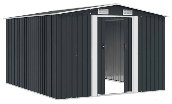 Vrtna kućica - Vrtno spremište 257 x 298 x 178 cm metalno antracit - Antracit 257 x 298 x 178 cm 1 Antracit