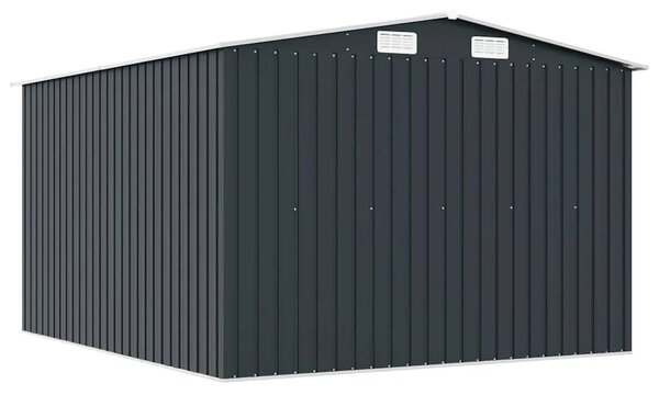 Vrtna kućica - Vrtno spremište 257 x 298 x 178 cm metalno antracit - Antracit 257 x 298 x 178 cm 1 Antracit