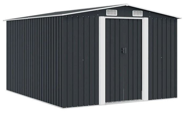 Vrtna kućica - Vrtno spremište 257 x 298 x 178 cm metalno antracit - Antracit 257 x 298 x 178 cm 1 Antracit