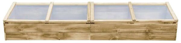 Staklenik od impregnirane borovine 200 x 50 x 35 cm - 200 x 50 x 35 cm 1 200 x 50 x 35 cm