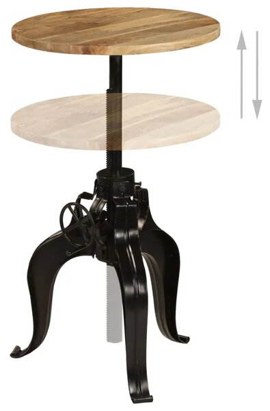 Barski stol od masivnog drva manga 60 x (76 - 110) cm - 60 x (76-110) cm 1 60 x (76-110) cm