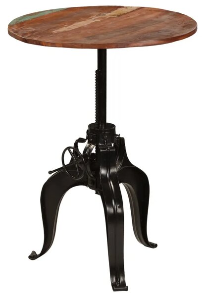 Barski stol od masivnog obnovljenog drva 75 x (76 - 110) cm - 75 x (76-110) cm 1 75 x (76-110) cm