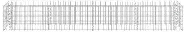 Gabionska sadilica od pocinčanog čelika 360 x 50 x 50 cm - 360 x 50 x 50 cm 1 360 x 50 x 50 cm