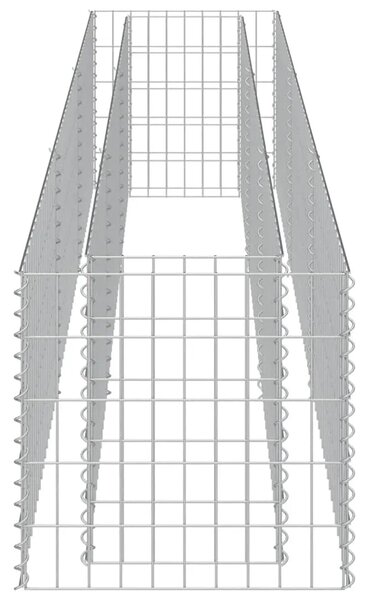Gabionska sadilica od pocinčanog čelika 270 x 50 x 50 cm - 270 x 50 x 50 cm 1 270 x 50 x 50 cm