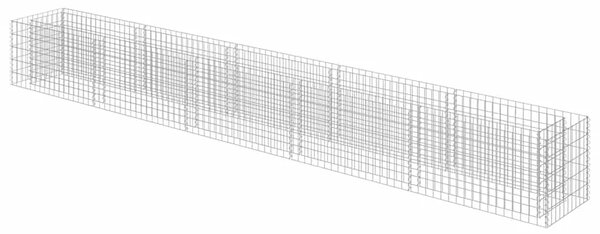 Gabionska sadilica od pocinčanog čelika 450 x 50 x 50 cm - 450 x 50 x 50 cm 1 450 x 50 x 50 cm