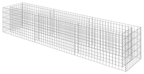 Gabionska sadilica od pocinčanog čelika 270 x 50 x 50 cm - 270 x 50 x 50 cm 1 270 x 50 x 50 cm