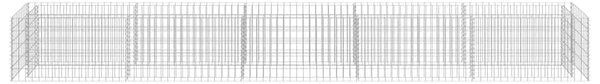 Gabionska sadilica od pocinčanog čelika 450 x 50 x 50 cm - 450 x 50 x 50 cm 1 450 x 50 x 50 cm