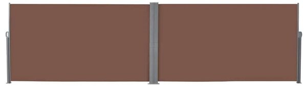 Uvlačiva bočna tenda 160 x 600 cm smeđa - Smeđa 160 x 600 cm 1 Smeđa