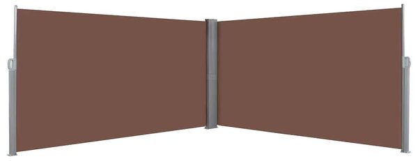 Uvlačiva bočna tenda 160 x 600 cm smeđa - Smeđa 160 x 600 cm 1 Smeđa