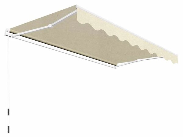 Sklopiva tenda na ručno upravljanje 300 cm krem - Krema 1 Krema