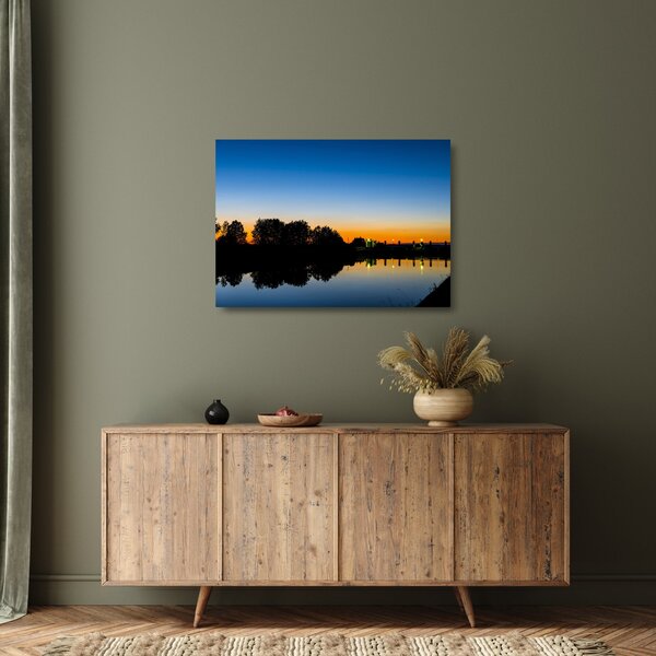 Staklena slika zalaska sunca (70x50 cm)