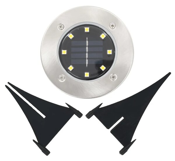 Solarne podne svjetiljke s LED žaruljama 8 kom tople bijele - Topla bijela 8 1 Topla bijela