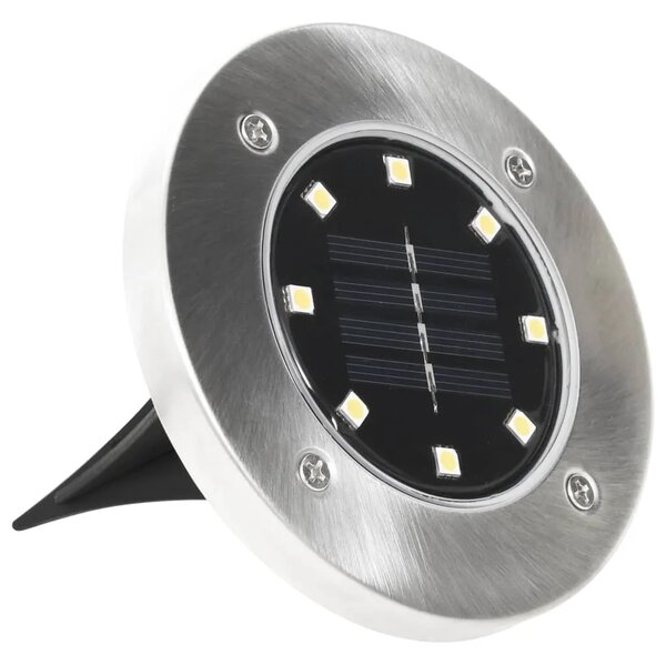 Solarne podne svjetiljke s LED žaruljama 8 kom tople bijele - Topla bijela 8 1 Topla bijela