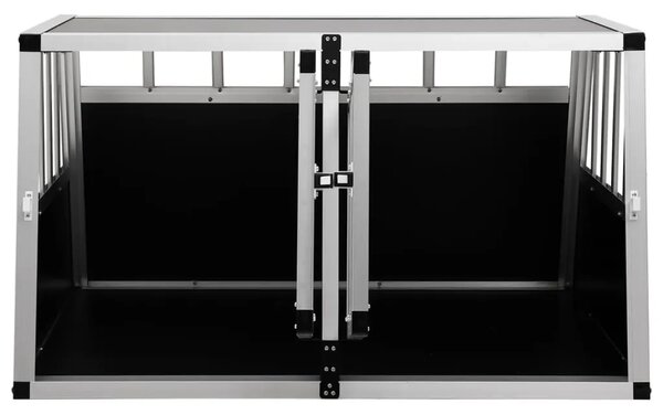 Kavez za pse s dvostrukim vratima 89 x 69 x 50 cm - 89 x 69 x 50 cm 89 x 69 x 50 cm