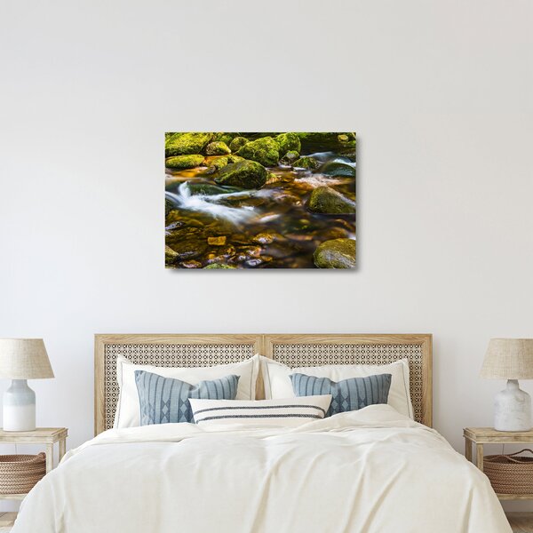 Staklena slika potoka (70x50 cm)