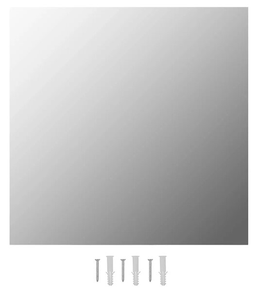 Zidno ogledalo 60 x 60 cm červrtasto stakleno - 60 x 60 cm 1 bez LED svjetala 60 x 60 cm