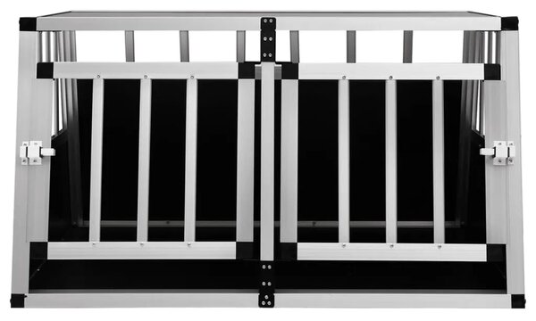 Kavez za pse s dvostrukim vratima 89 x 69 x 50 cm - 89 x 69 x 50 cm 89 x 69 x 50 cm