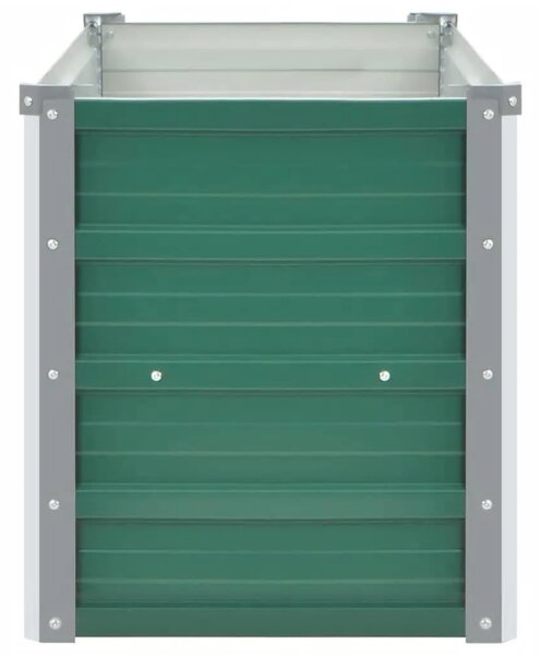 Vrtna sadilica od pocinčanog čelika 160 x 40 x 45 cm zelena - Zelena 160 x 40 x 45 cm 1 160 x 40 x 45 cm