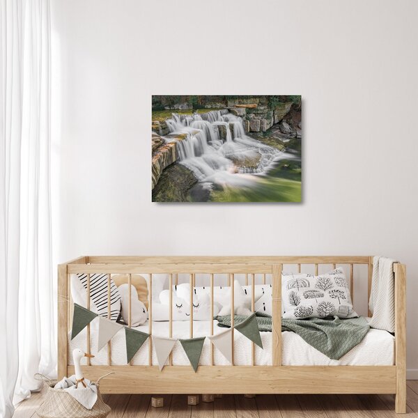 Staklena slika slapova (70x50 cm)