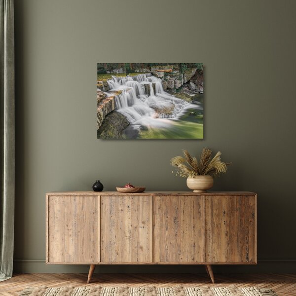 Staklena slika slapova (70x50 cm)