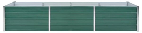 Vrtna sadilica od pocinčanog čelika 240 x 80 x 45 cm zelena - Zelena 240 x 80 x 45 cm 1 240 x 80 x 45 cm