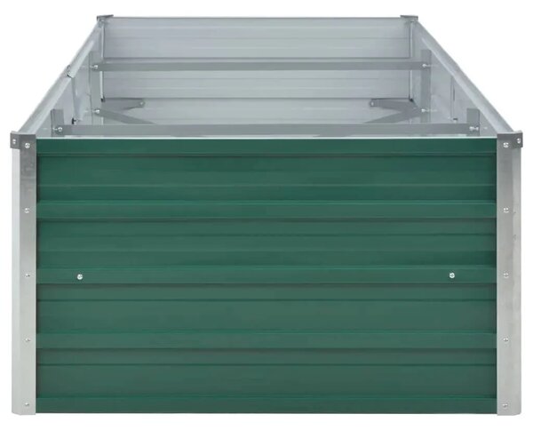 Vrtna sadilica od pocinčanog čelika 240 x 80 x 45 cm zelena - Zelena 240 x 80 x 45 cm 1 240 x 80 x 45 cm