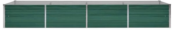 Vrtna sadilica od pocinčanog čelika 320 x 80 x 45 cm zelena - Zelena 320 x 80 x 45 cm 1 320 x 80 x 45 cm