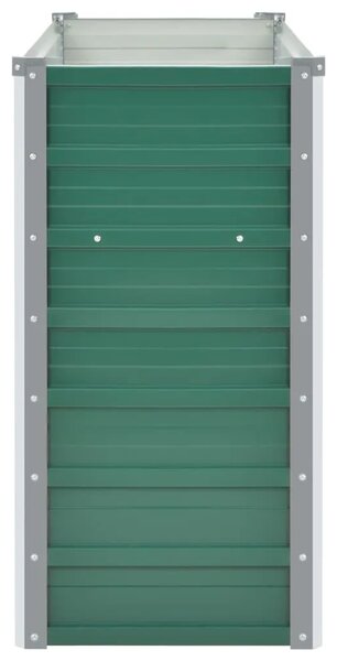 Vrtna sadilica od pocinčanog čelika 160 x 40 x 77 cm zelena - Zelena 160 x 40 x 77 cm 1 160 x 40 x 77 cm
