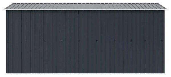 Vrtna kućica - Vrtno spremište 257 x 392 x 181 cm metalno antracit - Antracit 257 x 392 x 181 cm 1 Antracit