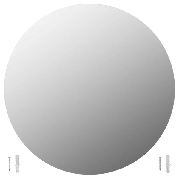 Zidno ogledalo 60 cm okruglo stakleno - Φ 60 cm 1 bez LED svjetala Φ 60 cm